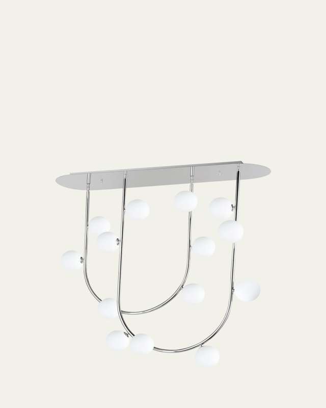 x Nina Magon design from Studio M Contour 14-Light Fixed Stem Ceiling Light 4000K